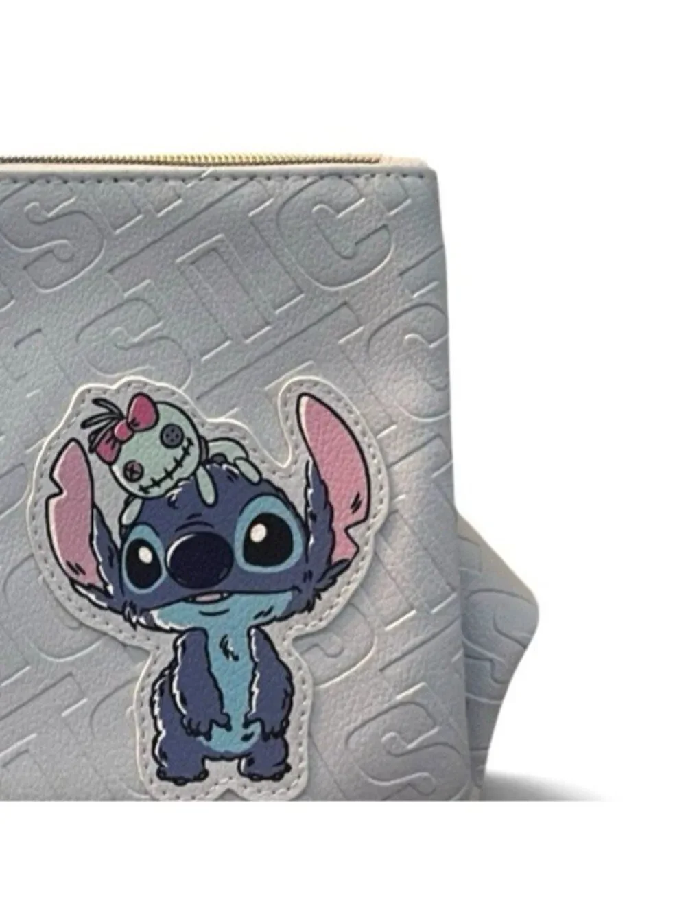 Primark Stitch Scrump Initial O Cosmetic Makeup Bag Travel Jewelry Pouch NWT